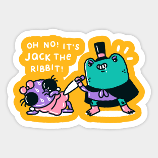 Jack the Ribbit Sticker